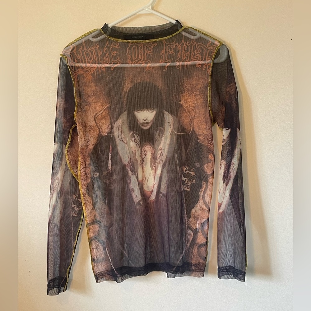 Drop Dead Cradle of Filth Mesh Top